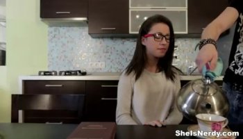 Japanese fetish lady Mana Aoki satisfying a horny